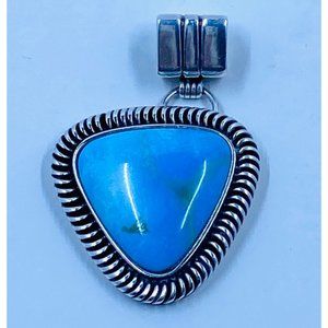 JAY KING Sterling and Turquoise Pendant